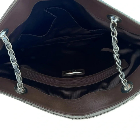 DKNY Python Golden Leather Shoulder Purse Bag Crossbody Snakeskin Chain NEW - Picture 9 of 11